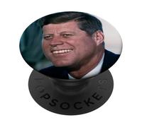 John F Kennedy Photo 35th President Patriotic POTUS JFK PopSockets Adhesive PopGrip