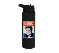 John F. Kennedy Vote Democratic Stainless Steel Insulated Water Bottle