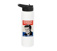 John F. Kennedy Vote Democratic Stainless Steel Insulated Water Bottle