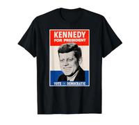 John F. Kennedy Vote Democratic Value Graphic T-Shirt, Men, Black, S