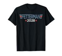 John Fetterman 2028 President US Flag Election Campaign T-Shirt