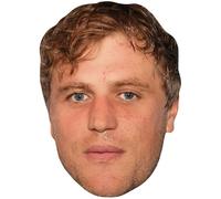 John Flynn (Stubble) Celebrity Mask, Flat Card Face, Fancy Dress Mask