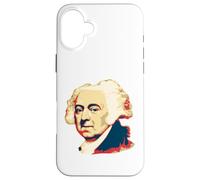 John,Founding Father, Adams American History Case for iPhone 16 Plus