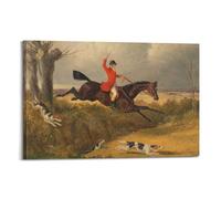 John Frederick Herring Sr. Great Works of Art Clearing A Ditch Poster Room Aesthetic Print Art Wall Canvas Modern Bedroom Decor 16x24inch(40x60cm)