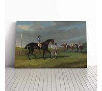 John Frederick Herring Sr Horse Racing Canvas Wall Art Print 24x16 Inch
