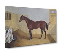 John Frederick Herring William Orde's Filly, Beeswing Classic Painting Canvas Wall Art Print Ready to Hang, Framed Picture for Living Room Bedroom Home Office Décor, 30x20 Inch (76x50 cm)