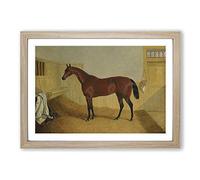 John Frederick Herring William Orde's Filly Framed Print | A2 Oak Framed Wall Art | Ready to Hang | Modern Nature Picture | Living Room Bedroom Lounge Office