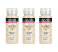 John Frieda Blonde+ Repair System Pre-Shampoo Treatment, with Bond Building Plex, Liquid, 100ml, Pack of 3