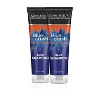 John Frieda Blue Crush Blue Shampoo for Brunettes Crush Brassy Hair Tones for Brunettes 8.3 oz (2 Pack)