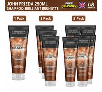 John Frieda Brilliant Brunette Colour Vibrancy Shampoo, Moisturising And Smoothing For Brown Hair, Aloe Vera, 250 ml (Pack Of 1)