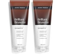John Frieda Brilliant Brunette Colour Vibrancy Shampoo 250ml (Pack of 2)