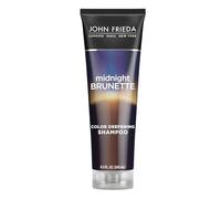 JOHN FRIEDA Brilliant Brunette Visibly Deeper Women Not Professional Shampoo 245 ml - Shampoo (Women, Not Professional, Shampoo, 245 ml, Water, Sodium Laureth Sulfate, Sodium Lauryl Sulfate, Glycol Distearate, Cetyl Alcohol, Betaine, ..., Gently massage into wet hair, lather and rinse for dramatic colour, follow with Brilliant...)