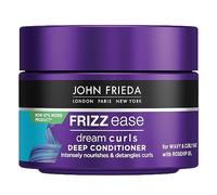 John Frieda Frizz Ease Dream Curls Deep Conditioner 250ml, Intensively Nourishing Hair Mask for for Naturally Wavy and Curly Hair