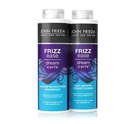 John Frieda Frizz Ease Dream Curls Shampoo & Conditioner Duo Pack 2 x 500ml, Haircare Bundle for Curly, Wavy Hair, Anti-Frizz Haircare Set for Curls