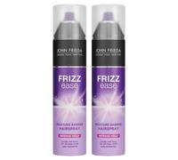 Frizz Ease Moisture Barrier 'Hairspray' for Smooth Hold 250ml, 2 Pk John Frieda Purple One Size