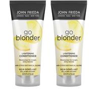 John Frieda Go Blonder Lightening Conditioner for Blonde Hair Travel Size 75 ml (Pack of 2)