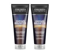 John Frieda Midnight Brunette Colour Deepening Conditioner 250ml for Dull, Brunette Hair