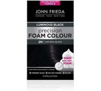 John Frieda Precision Foam Colour 2N, Luminous Natural Black, Salon-Finish Perm