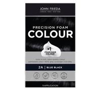 John Frieda Precision Foam Colour Blue Black 2A Full-coverage Hair Color Kit Anti-Fade Gray Coverage Deep Color Saturation Hair Dye 1 Application