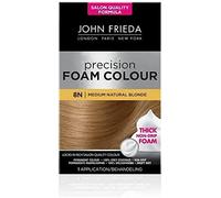 John Frieda Precision Foam Colour Number 8N, Medium Natural Blonde, 1 Count (Pack Of 1)