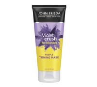 John Frieda Purple Shampoo Violet Crush Purple Toner Mask for Blonde Hair Deep Conditioning Treatment SLES/Sulfate and Paraben Free Cruelty F