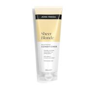 John Frieda Sheer Blonde Brightening Conditioner 250ml. Highlighted Hair Care for Soft Feel and Shine Support