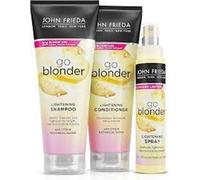 John Frieda Sheer Blonde Go Blonder Lightening Shampoo, Conditioner & Spray TRIO