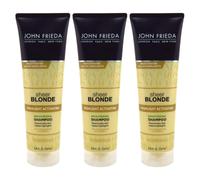 John Frieda sheer blonde Highlight Activating Enhancing Shampoo For Lighter Blondes 8.45 oz Pack of 3