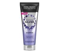 John Frieda Shimmering Shampoo for Dull Grey or White Hair, Silver, 250 ml (Pack of 1)