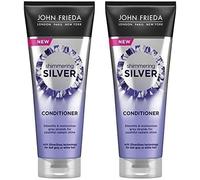 John Frieda Shimmering Silver Conditioner 250 ml, Toning Conditioner for Dull G
