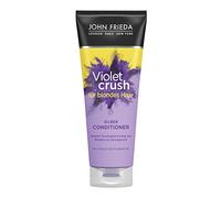 John Frieda Violet Crush - Anti-Yellowing Conditioner - Contents: 250 ml - also against orange tones - with purple pigments