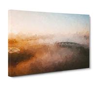 John Frost Bridge in the Netherlands Canvas Print | Gallery Wrapped 30mm Frame Wall Art | 30x20 inches | Ready to Hang | Abstract Cityscape Picture | Living Room Bedroom Lounge Office