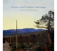 John Gardner Torts & Other Wrongs Hardcover Book John Gardner Multicolor