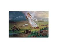 John Gast Great Works of Art American Progress Poster Decorative Painting Canvas Wall Art Living Rooms Bedroom 20x30inch(50x75cm)