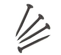 John George Fine Drywall Screws 3.5 x 38mm - Black Phosphate (Box of 1000)