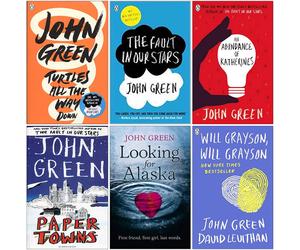 John Green Turtles All The Way Down,Looking For Alaska 6 Books Collection Set