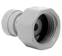 John Guest 1/2" Push Fit x 5/8" BSP Female Flat Face Adapter x 10