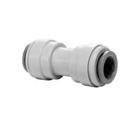 John Guest 1/4 inch PIO408S coupler Acetal Copolymer Tube Fitting, Union Straight Connector in Grey John Guest Grey