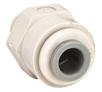 JOHN GUEST - 1/4" OD X 1/4" NPT MALE STR ADAPTOR - NPTF Thread (Push-in Fittings, Imperial) - PACK SIZE: 1x5