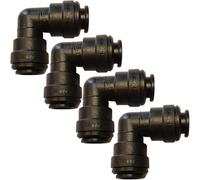 John Guest 12mm Equal Elbow Push Fit Pipe Water Fitting Connector **4 Pack**