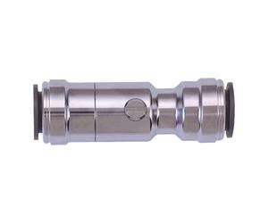 JOHN GUEST - 15MM BRASS CHROME PLATED SERVICE VALVE - Brass Chrome Plated (SPEEDFIT Plastic plumbing push-in fittings)
