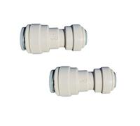 John Guest 3/8" - 1/4" Push fit Straight Reducer **2 Pack**…