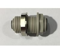 JOHN GUEST - 3/8" OD X 1/4" OD TUBE BULKHEAD REDUCER - Reducing Bulkhead Connectors (Push-in Fittings, Imperial)
