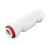 John Guest 3/8SCV Plastic Push Check Valve, White, 3/8 in