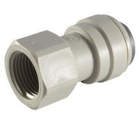 JOHN GUEST - 5/16"OD TUBE X 1/2" BSP FEMALE ADAPTOR - BSPP Thread, Flat End (Push-in Fittings, Imperial)