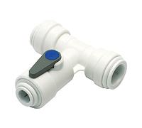 Angle Stop Valve 15mm X 3/8 John Guest White One Size