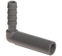 John Guest Acetal Copolymer Barbed Tube Fitting, 90 Degree Elbow, 1/4 Stem OD x 1/4 Hose ID (Pack of 10) by John Guest