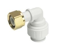 John Guest Bent Tap Connector 10mm X 1/2 in White John Guest White