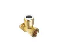 John Guest Brass Stem Adaptor 22mm X 3/4 in Gold John Guest Gold
