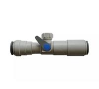 John Guest Double Check With Service Valve 15mm in Grey John Guest Grey